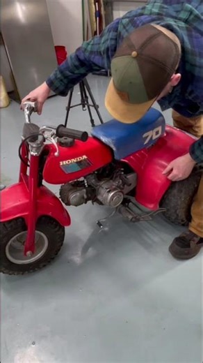 Honda ATC 70: Engine Start & First Fixes! #shorts