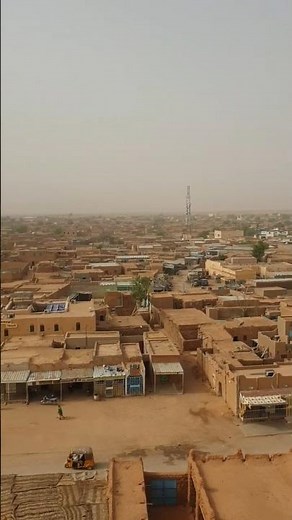 🇳🇪 Welcome To AGADEZ CITY Gate To SAHARA | Grand Mosque Minaret 2020 #niger #africa #travel #shorts