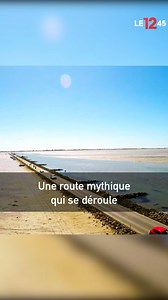 Direction la Vendée avec le passage du Gois. Long d'un peu plus de 4 km, il relie à marée basse le continent à Noirmoutier. Une traversée époustouflante, presque sur la mer. 🎥Adrien Nos et Florence Trainar | M6 Info