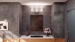 Kichler Sola 34" LED Indoor Outdoor Ceiling Fan in Brushed Nickel, 3-Blade, 3000K, (34" W x 11" H), 330150NI