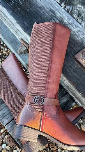 Check out these gorgeous long brown boots by Tamaris -classic, chic, and seriously versatile. With e