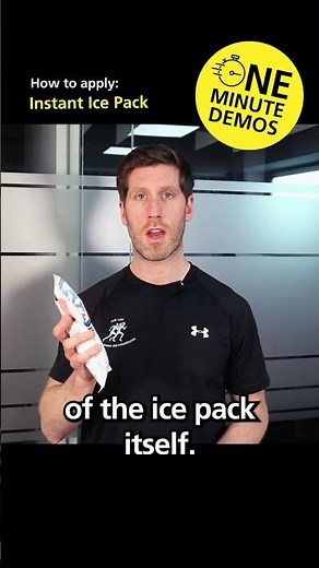 How to use the Sterofreeze Instant Ice Pack | One Minute Demos | YouTube Shorts