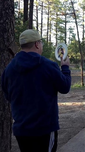 The only way to throw a brand new disc! #discgolf
