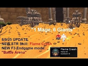 8/9/25 Update: NEW STR Skill & NEW ENDGAME MODE " Battle Arena" | Blue Heater 2 | Roblox