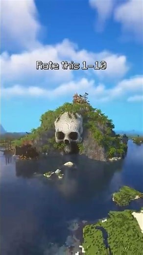 Minecraft: Pirate Skull Island Timelapse Build #minecraft