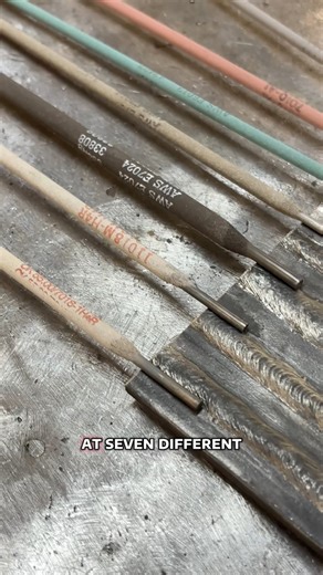 Carbon Steel Stick rods. In this video we review the common ones and a few less used rods. #stickwelding #welder #weldingschool #weld #DIY | Sewing With Fire Welding