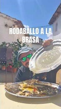 Grilled turbot with pil pil