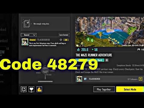 The Maze Runner Adventure | 48279 | wow mode | #bgmi #wowmode #tricks #pubgmobile