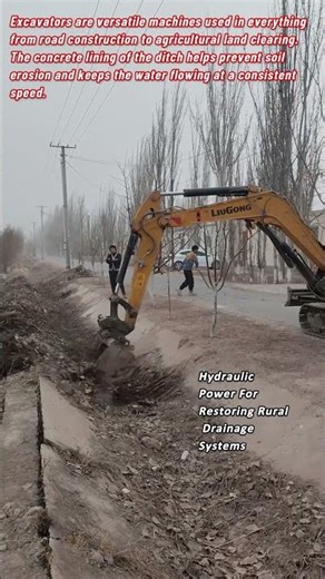 Hydraulic Power For Restoring Rural Drainage Systems