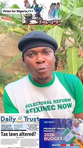 Peter Akah on Instagram: "DEAR PRESIDENT @officialasiwajubat SENATE PRESIDENT @senator_akpabio SPEAKER @speakerabbas WE SAY NO TO FORGERY OF TAX LAWS❗️ WE SAY NO TO TAX FOR EMBEZZLEMENT AND CRIMINALITY ❗️ FIGHT INSECURITY. ACCOUNT FOR SUBSIDY SAVINGS❗️ NIGERIANS SHINE YOUR EYES 👀 #electoralreform #fixinec #endbadgovernanceinnigeria #peterfornigeria"