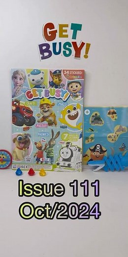 Get Busy magazine, issue 111, Oct/2024, with treasure set!! 🏴‍☠️🔭
