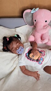 Reborn baby silicone I created from the Sage kit as a surprise baby. Mommy Karen thank you so much for your support adding this little one to your reborn collection. | Baby And Kids Unlimited Reborn Nursery