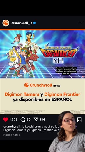 DIGIMON EN @Crunchyroll LATAM , justo en la infancia 😭😭 ¿QUIÉN MÁS AMA DIGIMON TANTO COMO YO? #digimon #digimontamers #digimonlatino #digomonadventur02 #digimon #chrunchyroll #crunchyroll #crunchyrollpartner #agumon #digimon #otaku
