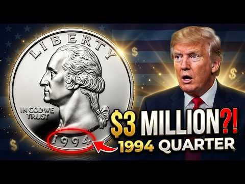 STOP! Don’t Spend Your 1994 Quarter — It Could Be Worth Millions! 😱#USCoins #OldCoins #RareCoins