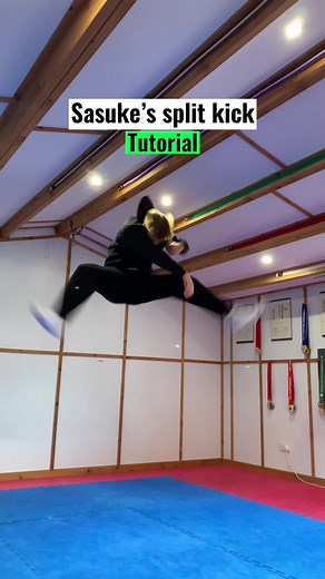 Sasuke's Split Kick Tutorial