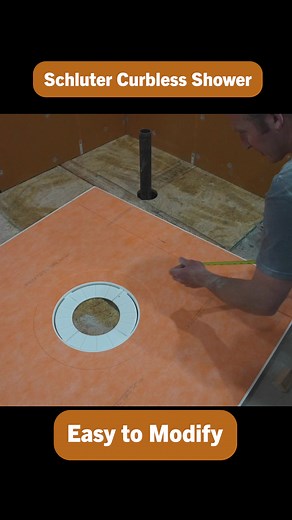 54K views · 395 reactions | Easy curbless shower  #diy #showerdesign #bathroomdesign #bathroomremodelingteacher #bathroomremodel #homeimprovement #tile #facebookreels | Bathroom Remodeling Teacher | Facebook