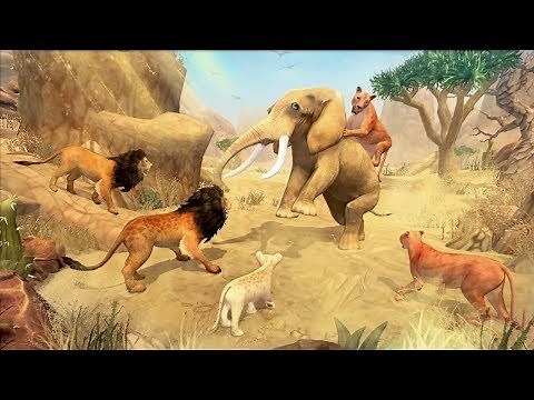 Lion Family Sim Online (by Area730 Simulator Games) Android Gameplay [HD]