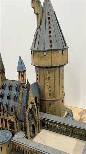 Home Made Hogwarts Model Kit with secret control Panel