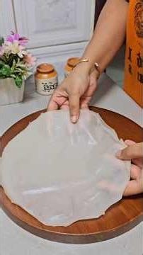 Spring rolls sheet and spring rolls recipe