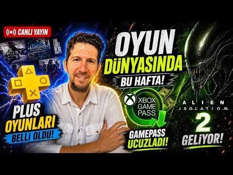 PS PLUS OYUNLARI BELLİ OLDU! GAMEPASS İNDİRİM! ALIEN ISOLATION 2 GELİYOR!