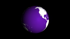 Download Animated Globe world Map Purple Transparent Background for free