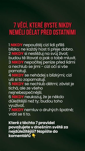 🚫 7 zákonů vnitřní síly #citaty #motivace #hlubokecitaty