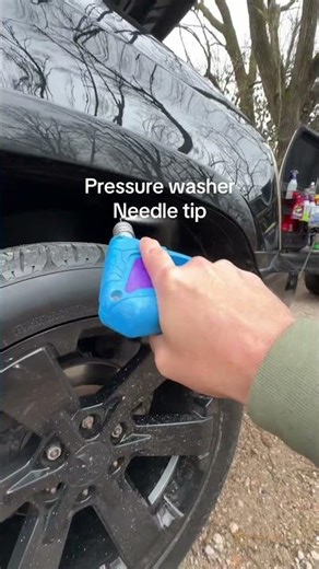 Have you seen Pressure washing tips like this before? Perfect for getting cracks, crevices and even