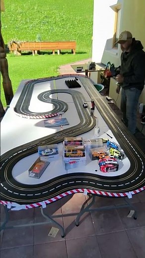 New RX7 slot car doing laps #slotcar #rx7