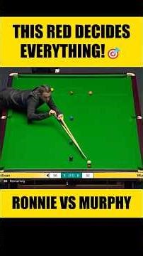 One Red for the Frame 🤯🎱| Ronnie vs Murphy