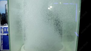 Wastewater treatment plant, treatment by fine bubble diffusers