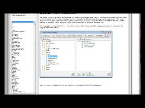 Using the Gamry Sequence Wizard - Part 1
