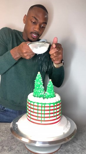 Realistic Christmas Tree Cake Tutorial | Homemade Buttercream Cakes