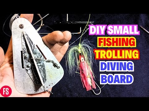 DIY SMALL FISHING TROLLING ( DIVING PLANER BOARD ) || The Only Quick Way To Get Your Dream Fish