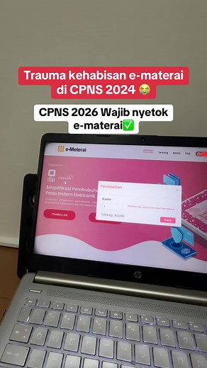 Keingetan e-Materai CPNS 2024: Jangan Terulang di 2026