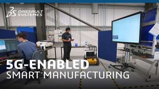 5G-Enabled Smart Manufacturing | AMRC North West Dassault Systèmes | Morgan Zimmermann