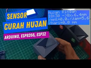 Zhafira Sensor curah hujan ombrometer arduino tipping bucket rain Nodemcu ESP32 Raspberry Pi