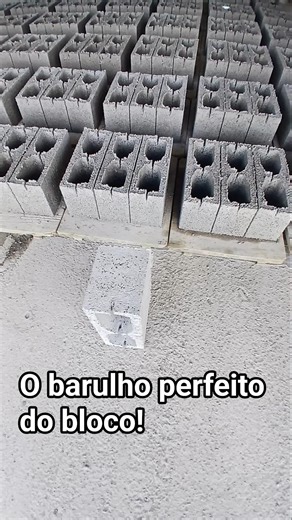 O BARULHO PERFEITO DO BLOCO DE CONCRETO #blocodeconcreto #obra #construçãocivil #fy