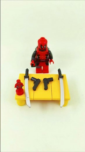 LEGO Deadpool Unboxing: Secret Bonus Accessories! ⚔️🔴 #Shorts