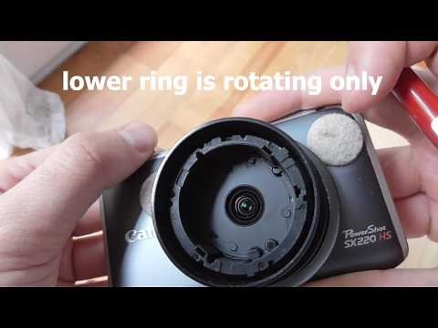 Canon SX220 lens problems (Lens Error)