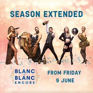1.4K views · 312 reactions | After a sell-out season, Blanc De Blanc Encore is back for another limited season in Sydney! Re-immerse yourself in the glitzy, glamorous & extravagant world of risqué humour, spectacular aerials, big dance numbers and cheeky edge-of-your-seat theatre. Now playing at the Grand Electric Sydney, you don't want to miss out! | Blanc de Blanc | Facebook