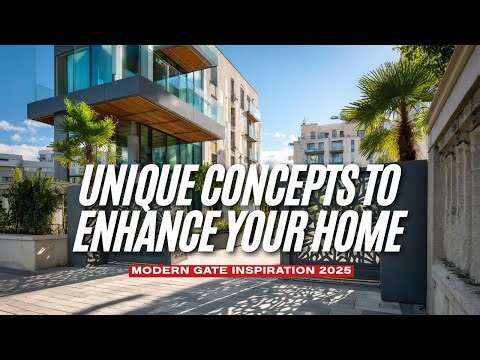 Modern Gate Inspiration 2025 Unique Concepts to Enhance Your Home’s Entrance
