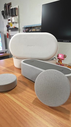 Sony AX7 Speakers. One of coolest speakers with 360 Spatial audio! #sony #speaker #pcsetup #gaming #tech #techtok #theasianjc