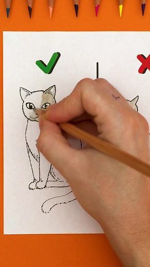 Cómo dibujar un gato: Tutorial de arte paso a paso