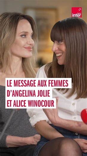 France Inter on Instagram: "Pour Angelina Jolie (@angelinajolie) et la réalisatrice Alice Winocour (@alicewinocour), le film “Coutures” s'adresse autant aux femmes qu'à ceux qui les aiment, capables de les comprendre et les accompagner dans les pires épreuves. ➡️ Elles étaient toutes les deux les invitées de 7h50 au micro de Benjamin Duhamel (@benjamin_duhamel) dans La Grande Matinale. Pour réécouter l'entretien complet, cliquez sur le lien en bio @franceinter"