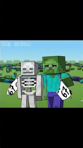 67 VS 69 WAR in Minecraft😱☠️ #minecraft #animation