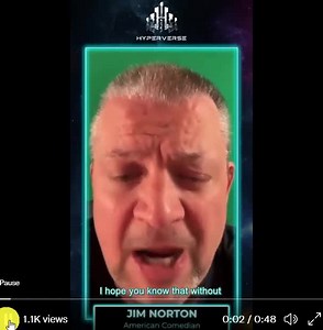 Jim Norton, American Comedian, Endorses HyperVerse