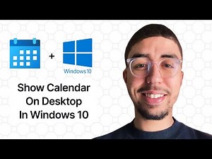 Show Calendar on Desktop in Windows 10 (Step-by-Step)
