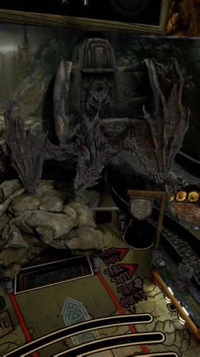 Alduin the World-Eater will terrorize players soon! Defeat the giant dragon with precise shots to fulfill your destiny as the Dragonborn. The wait for The Elder Scrolls V: Skyrim Pinball ends on February 12! 🔥 #Bethesda #Pinball | Zen Studios