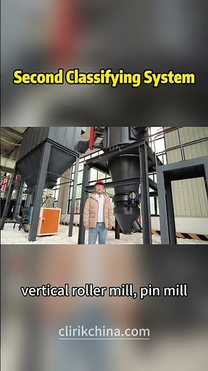 Secondary Classifying System for Grinding Equipment