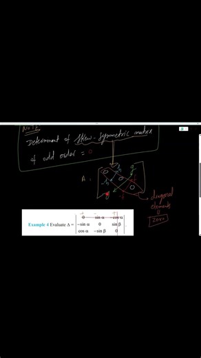 Determinants Class 12 Example 4 | Determinants Class 12 | Class 12 Maths Chapter 4